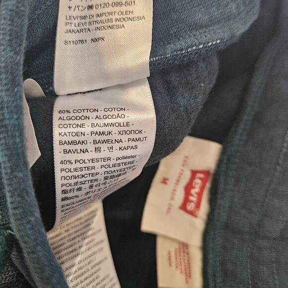 Levi's Pacific Jogger Sweatpants Drawstring Green Medium - Picture 5 of 10